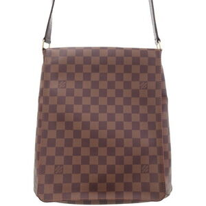 Louis Vuitton Damier Ebene Brown Musette Shoulder Bag